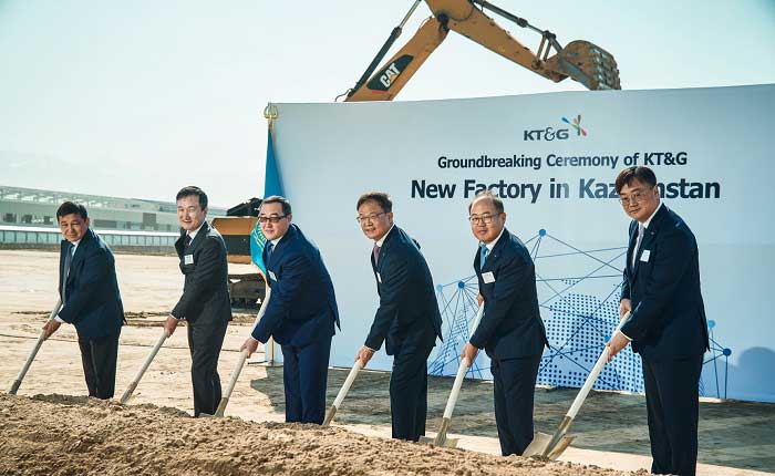  KT&G Breaks Ground for Kazakhstan Factory